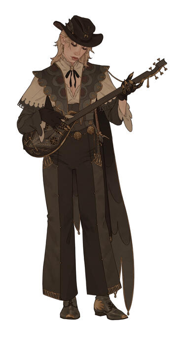 Self Portrait in DnD Setting