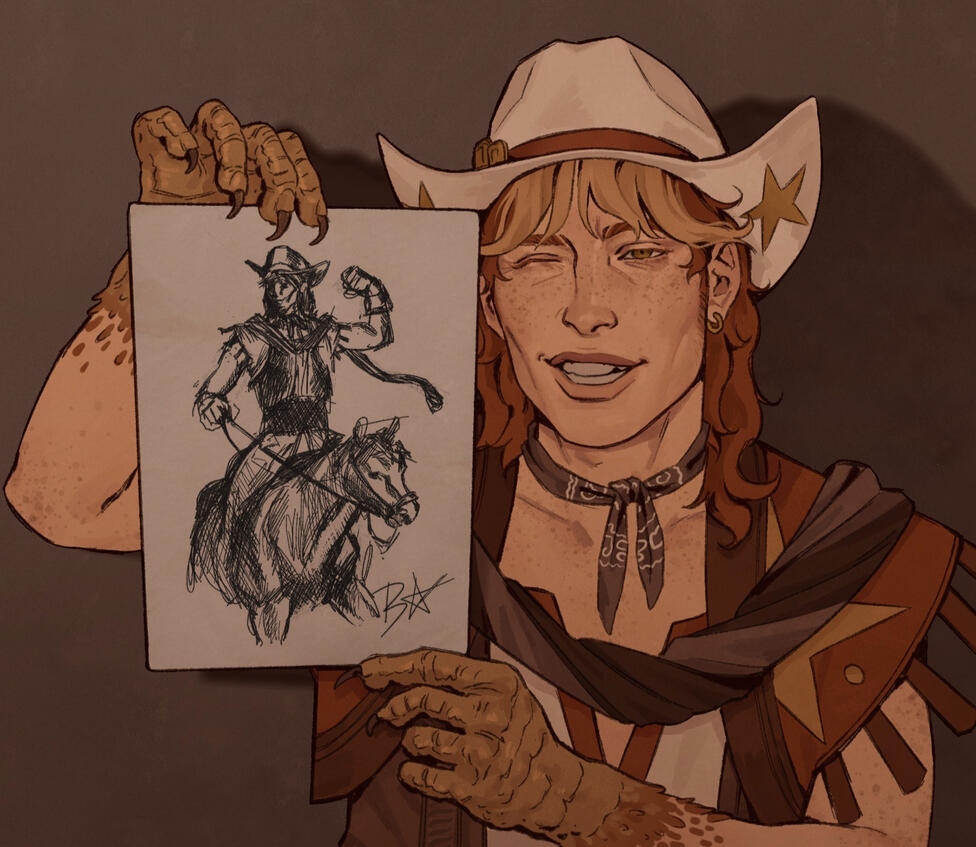 Character Draws Themselves Trend